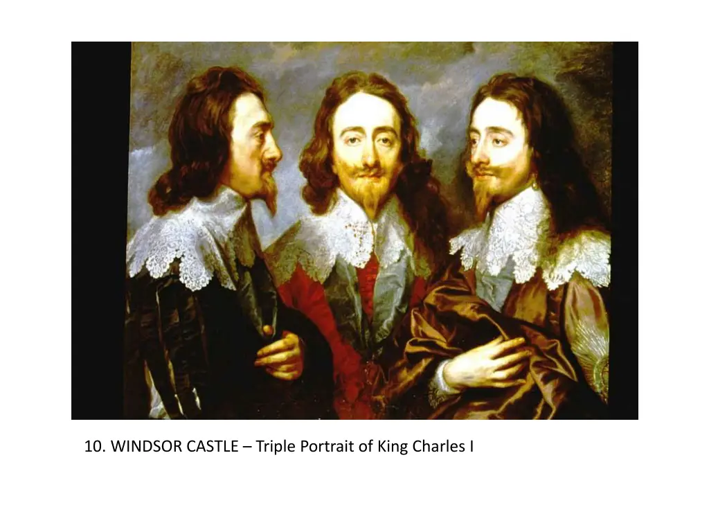 10 windsor castle triple portrait of king charles