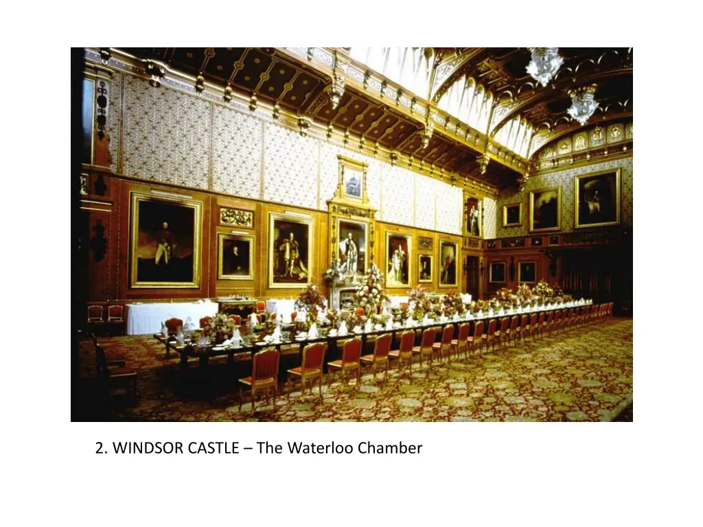 2 windsor castle the waterloo chamber