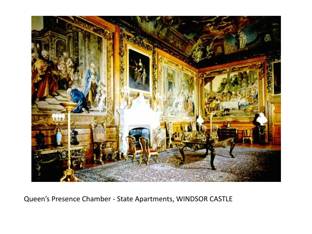 queen s presence chamber state apartments windsor