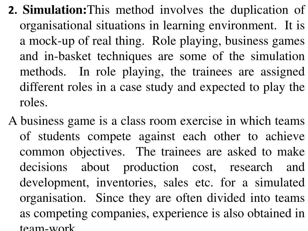 2 simulation this method involves the duplication