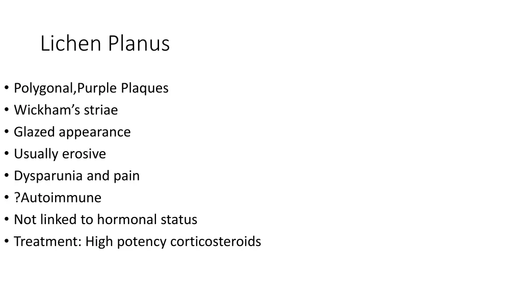 lichen planus