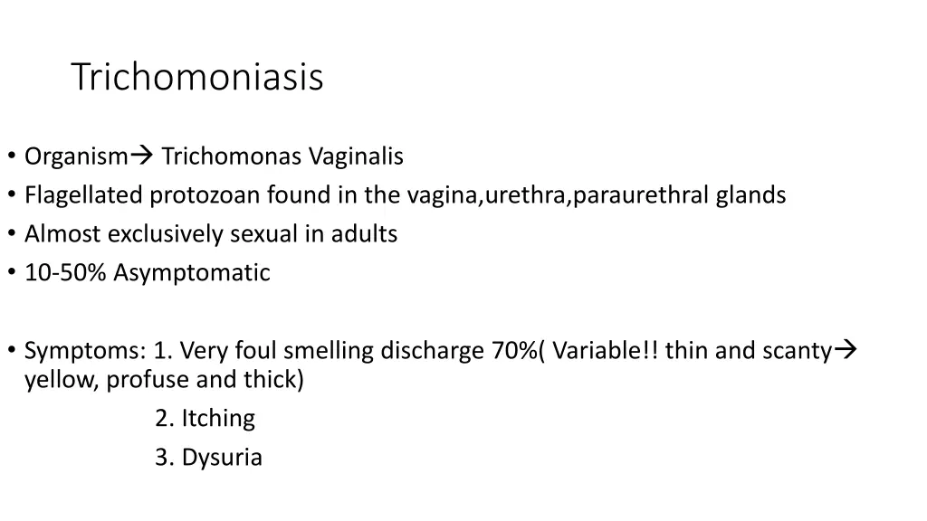 trichomoniasis