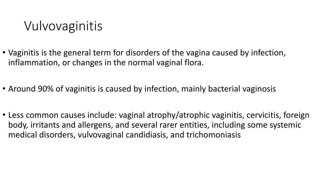 vulvovaginitis