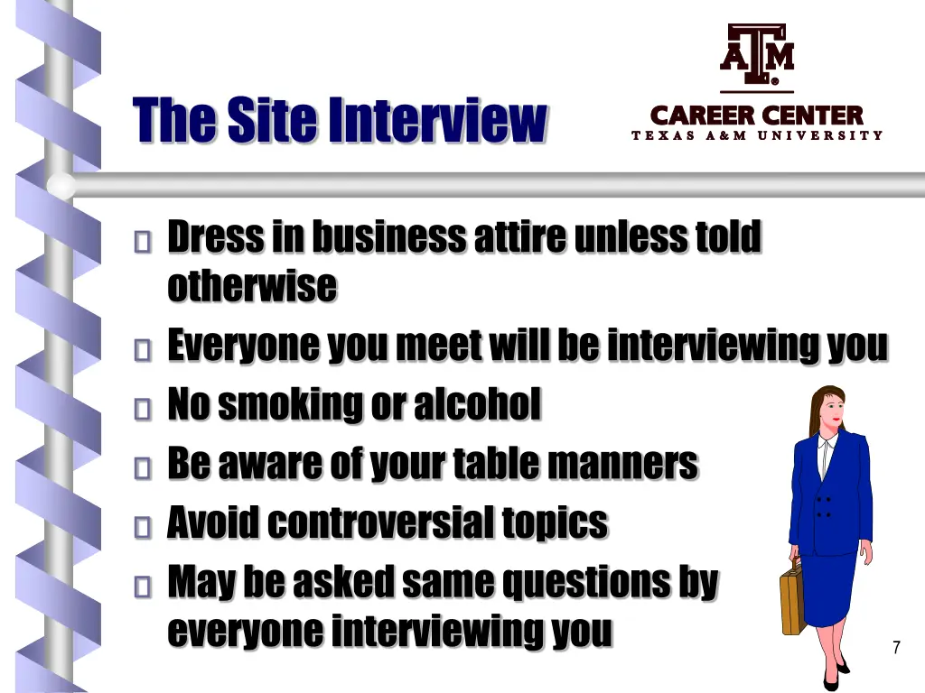 the site interview