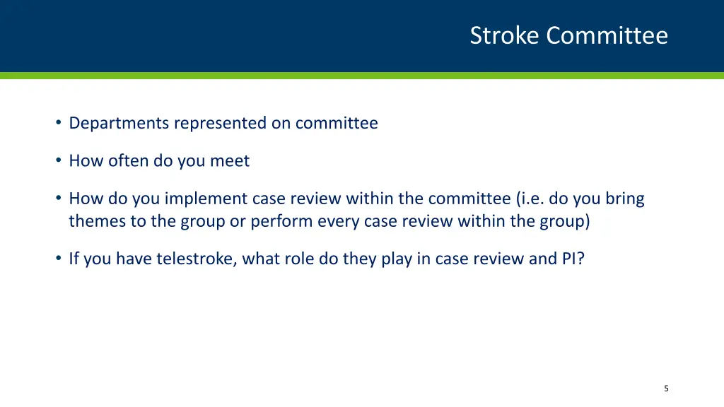 stroke committee