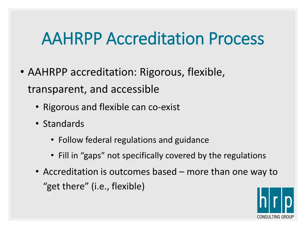 aahrpp accreditation process aahrpp accreditation