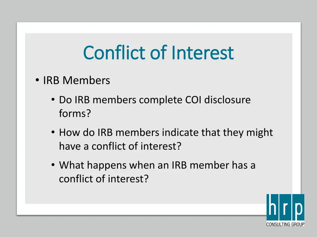 conflict of interest conflict of interest 3