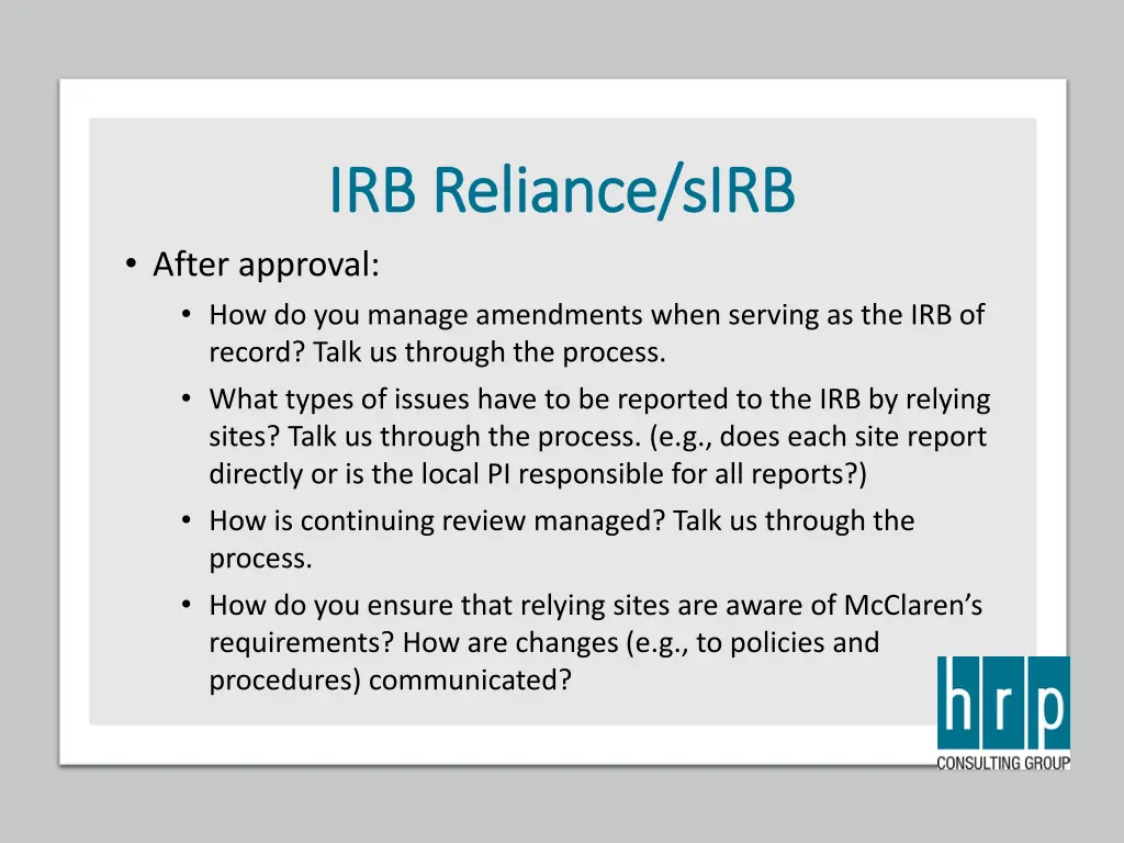 irb reliance sirb irb reliance sirb after