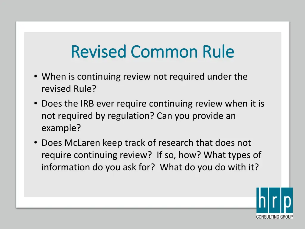 revised common rule revised common rule 1