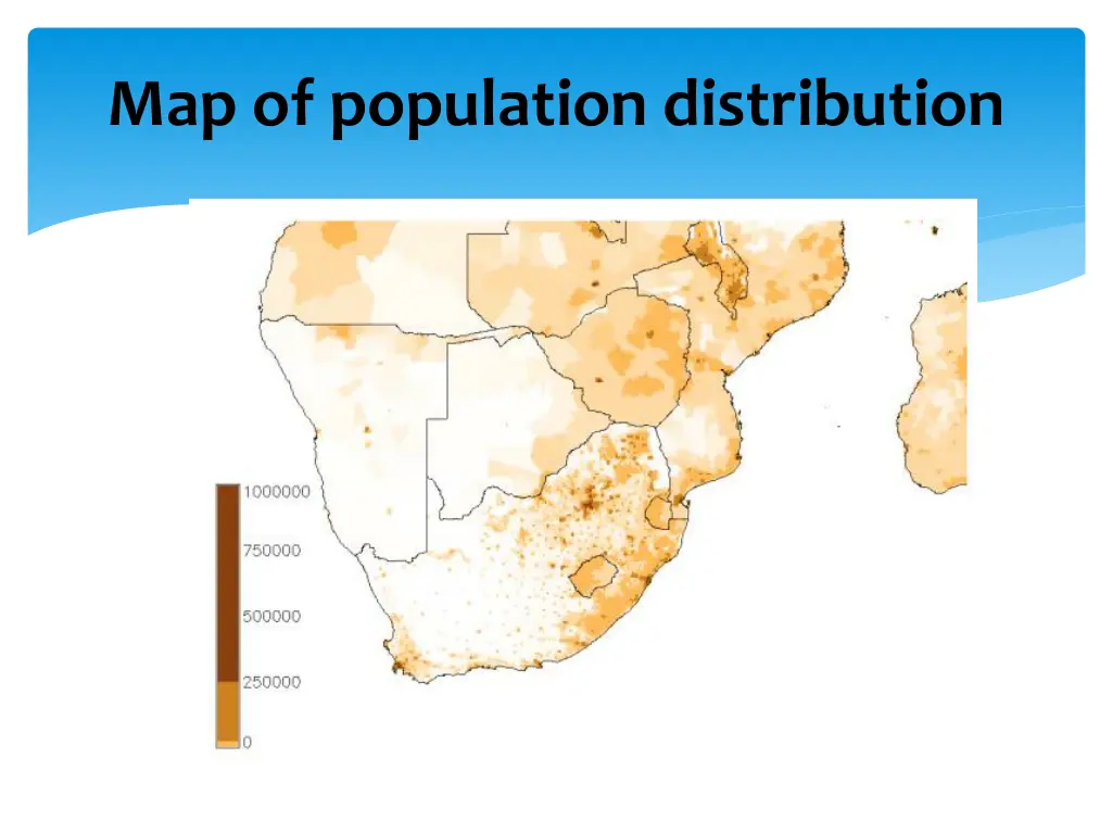 map of population distribution