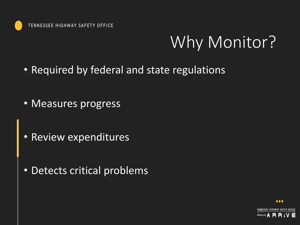 why monitor