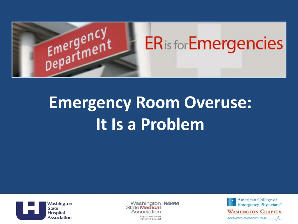 emergency room overuse it is a problem