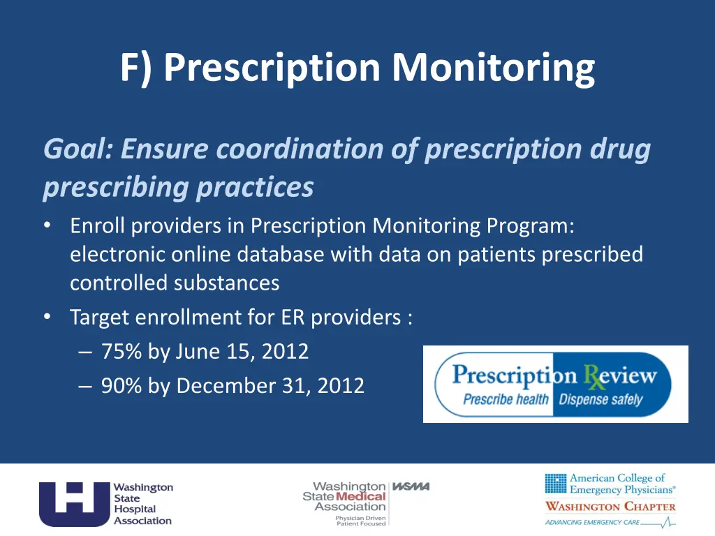 f prescription monitoring