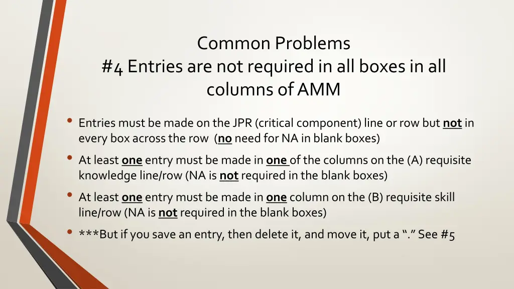 common problems 2