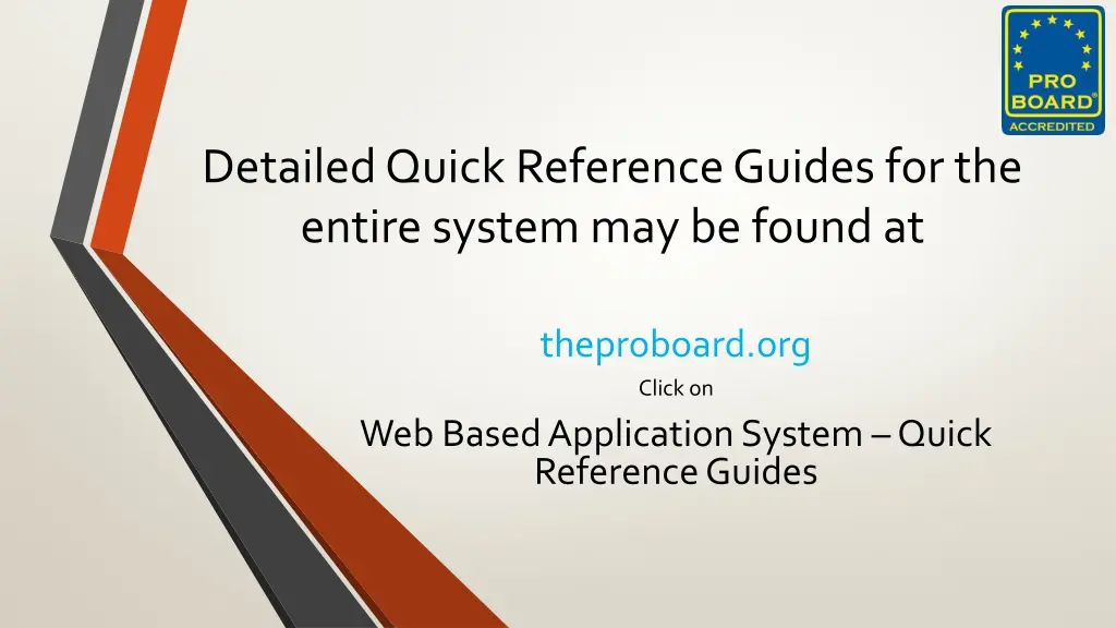 detailed quick reference guides for the entire