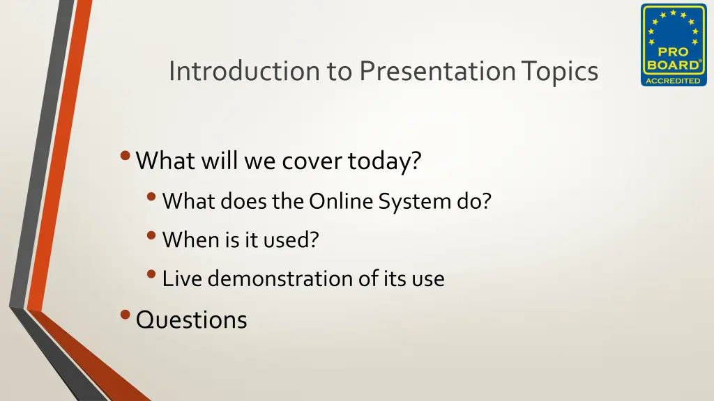 introduction to presentation topics