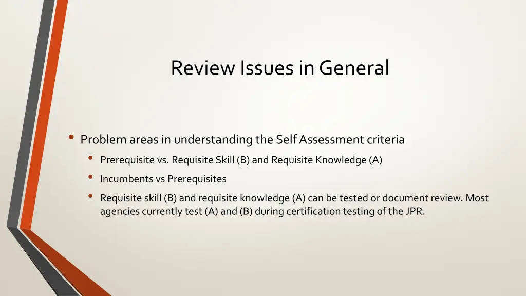 review issues in general 1