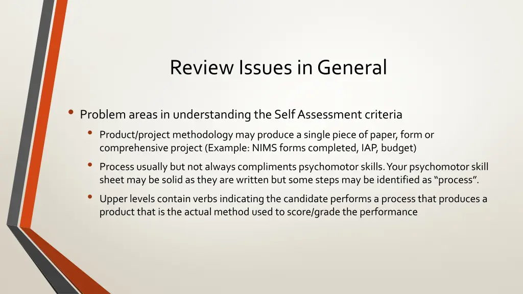 review issues in general 2