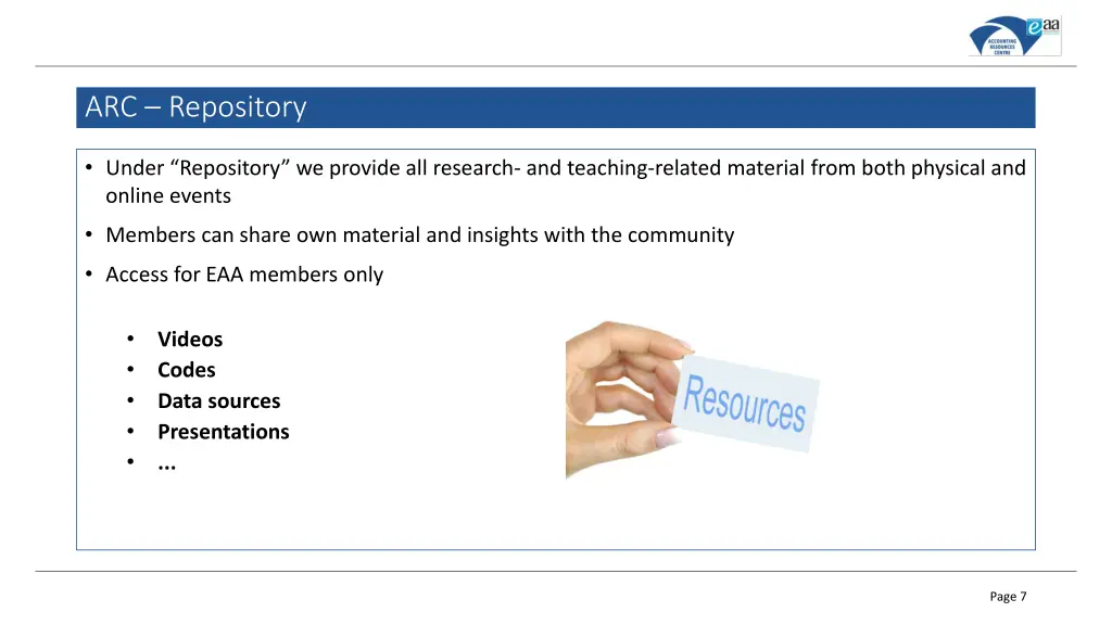 arc repository