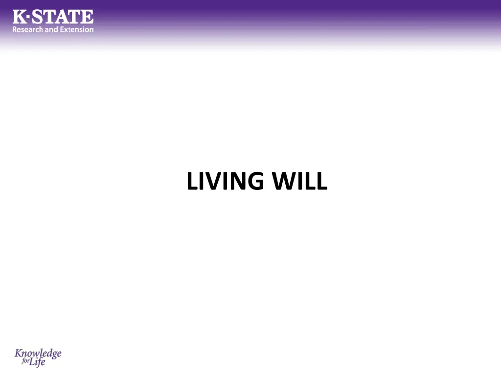 living will