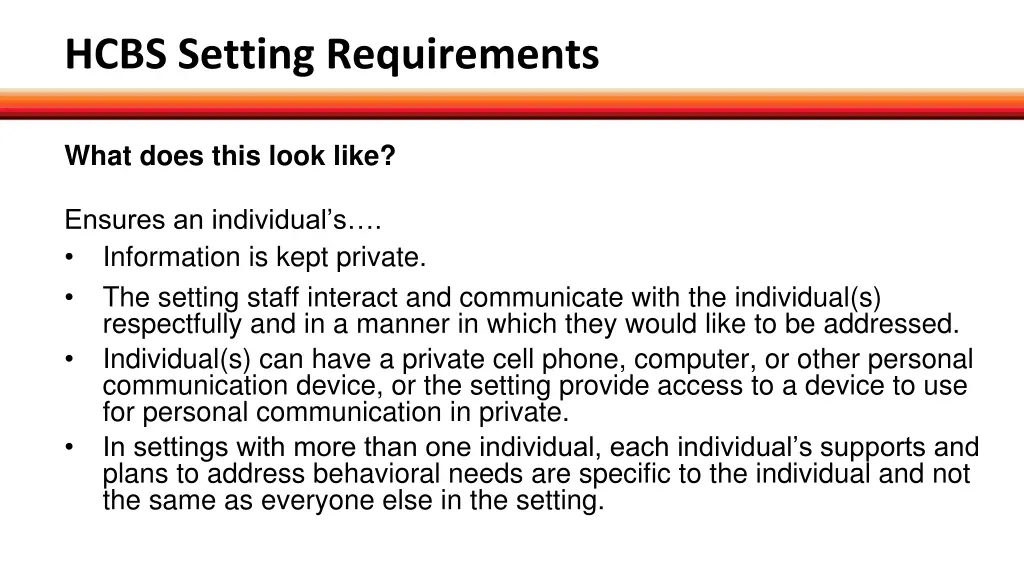 hcbs setting requirements 3