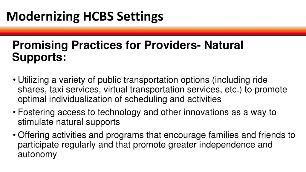 modernizing hcbs settings 9