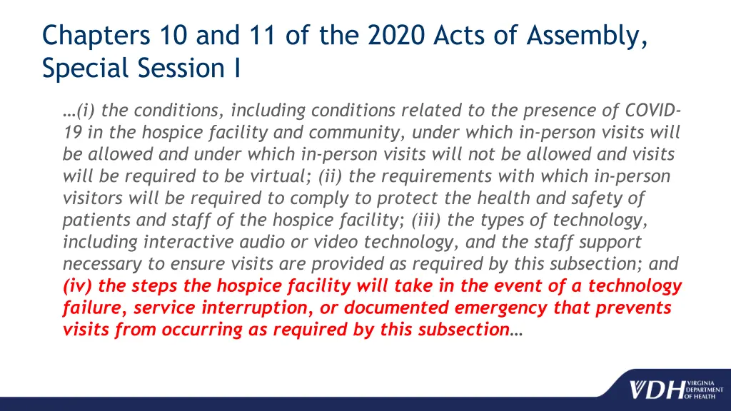 chapters 10 and 11 of the 2020 acts of assembly 4