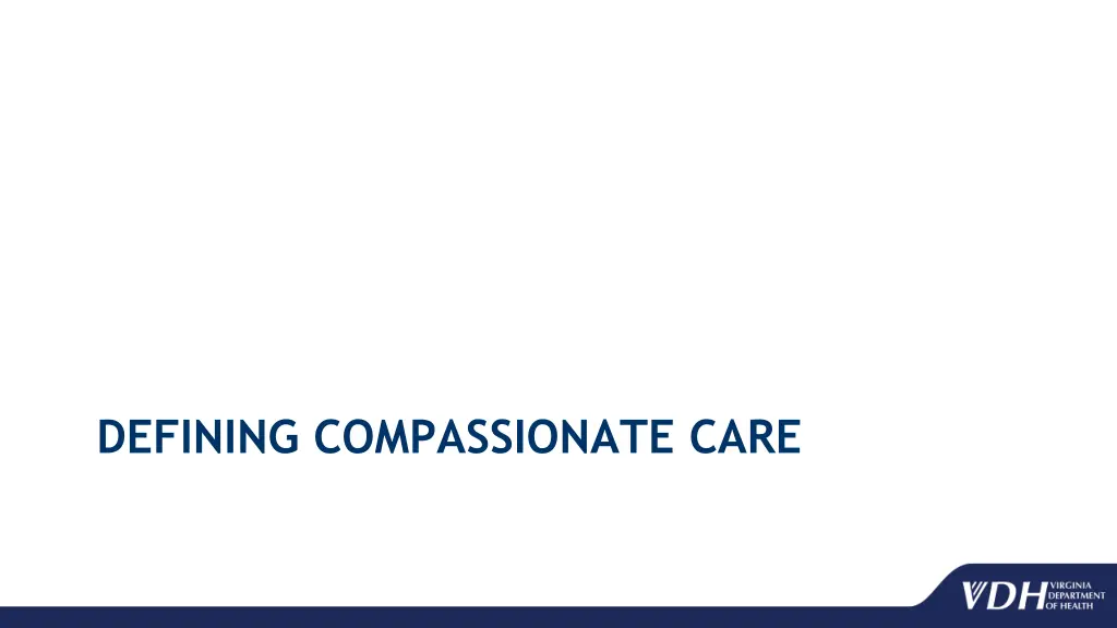 defining compassionate care