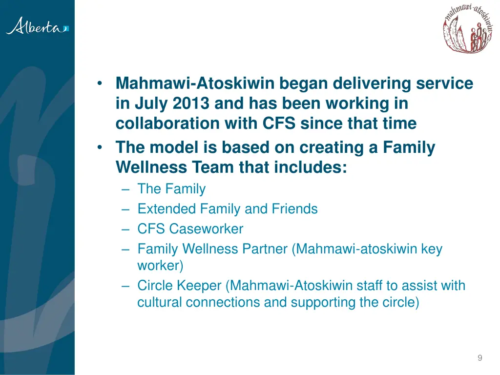 mahmawi atoskiwin began delivering service