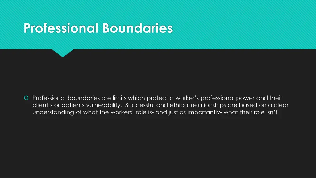 professional boundaries 1