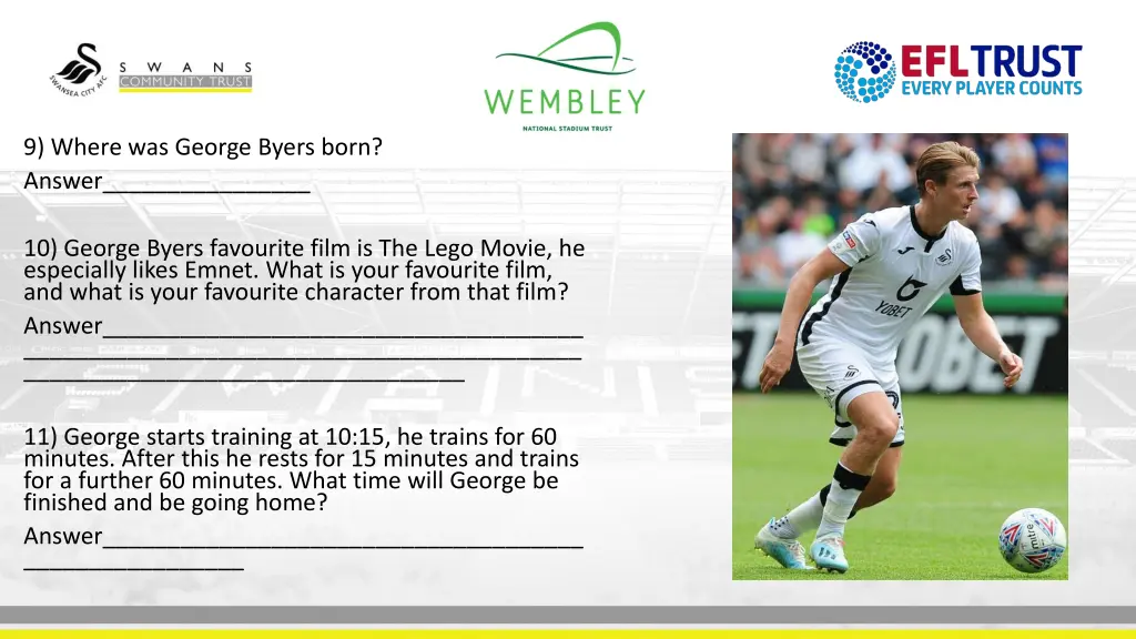 9 where was george byers born answer