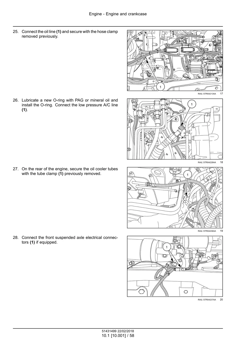 engine engine and crankcase 12