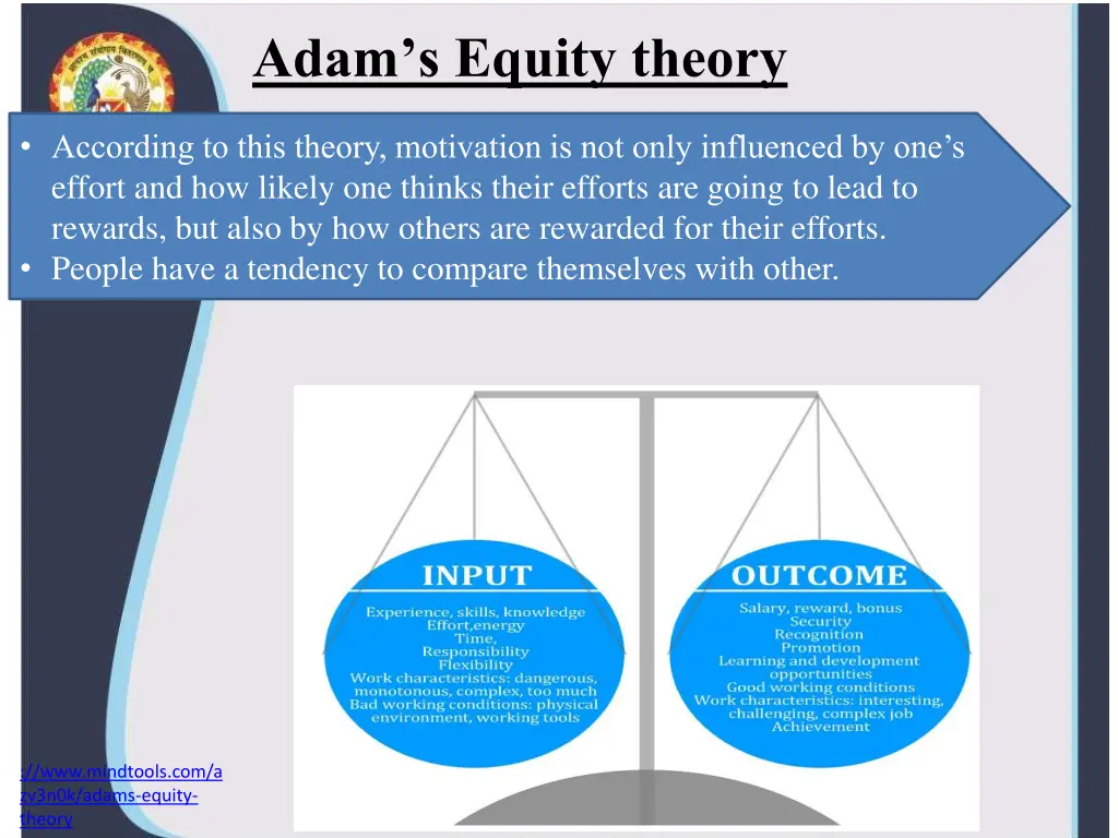 adam s equity theory