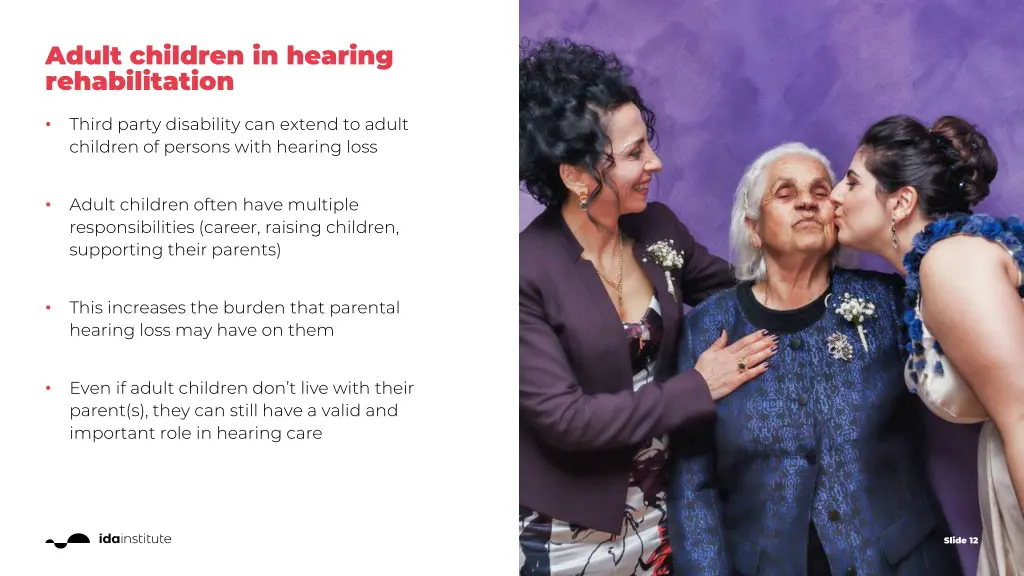 adult children in hearing rehabilitation