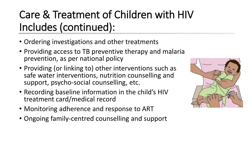 care treatment of children with hiv care 1