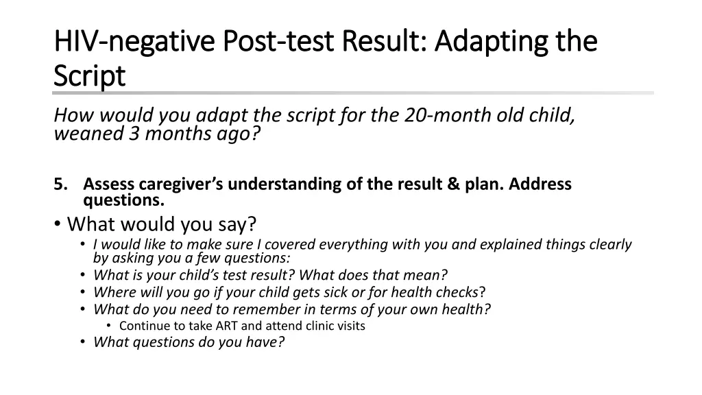 hiv hiv negative post negative post test result 12