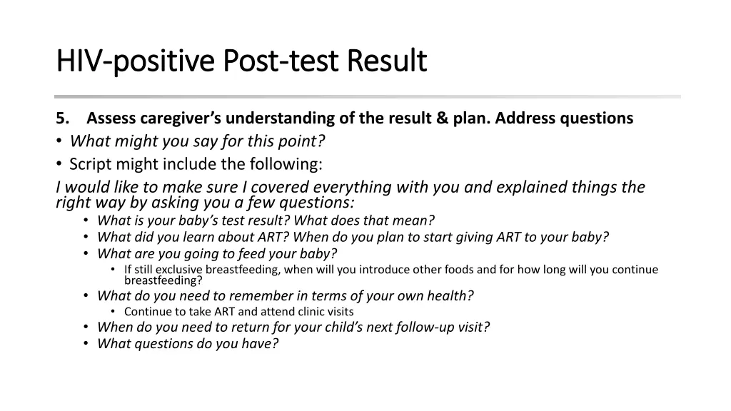 hiv hiv positive post positive post test result 7