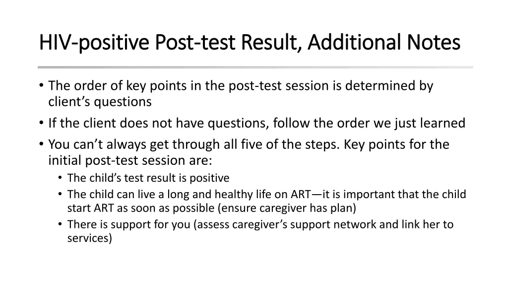 hiv hiv positive post positive post test result 8