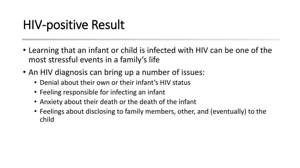 hiv hiv positive result positive result