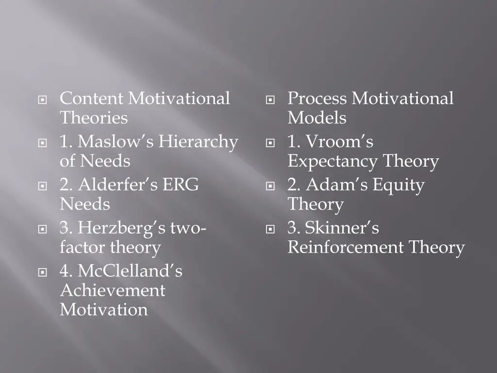 content motivational theories 1 maslow