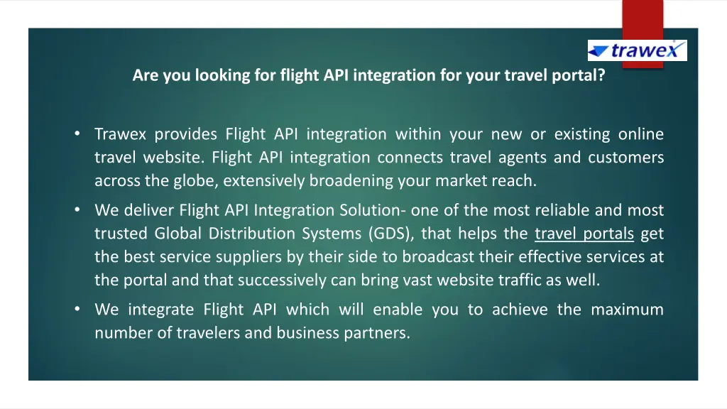 are you looking for flight api integration