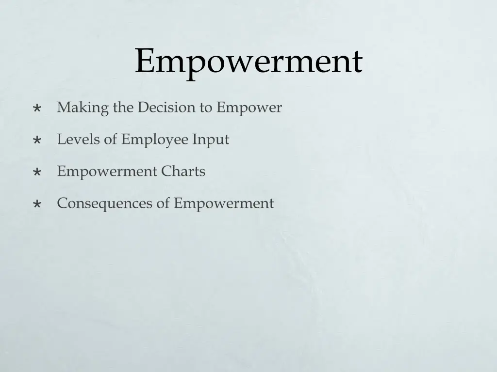 empowerment