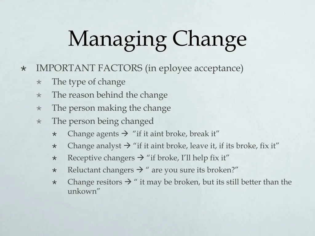 managing change 2