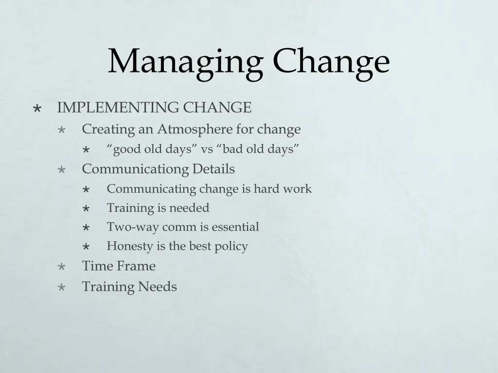 managing change 3