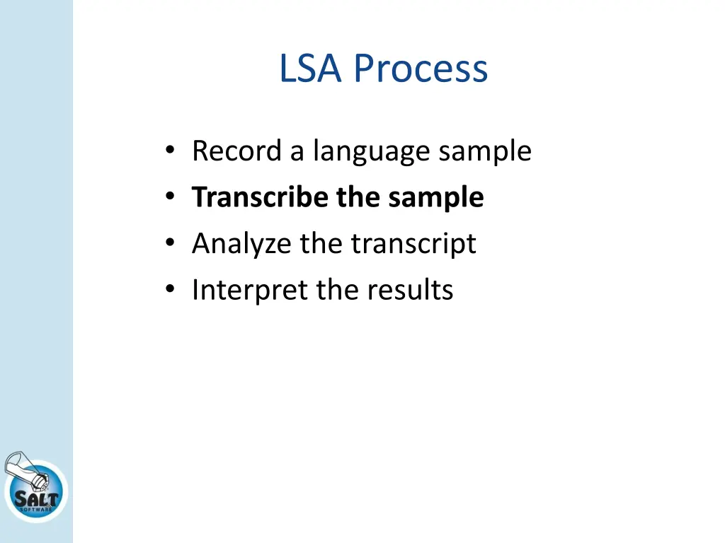 lsa process