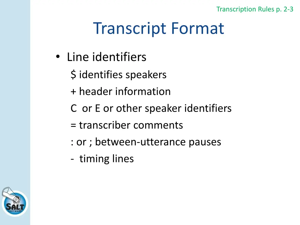 transcription rules p 2 3