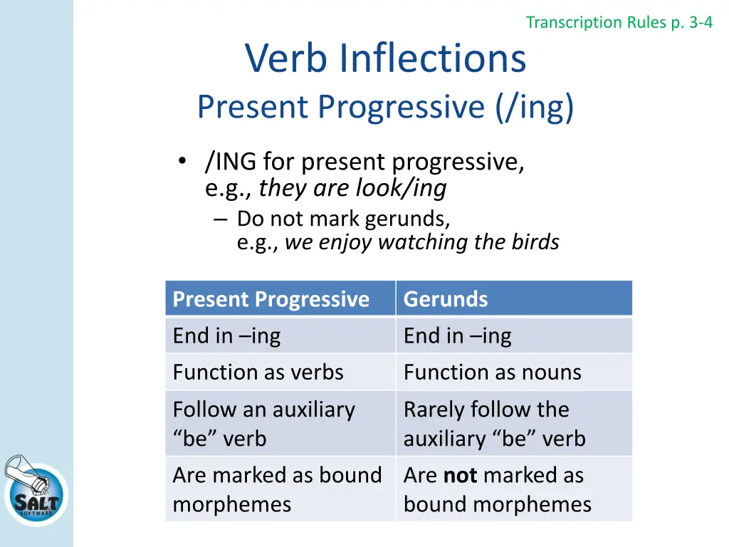 transcription rules p 3 4