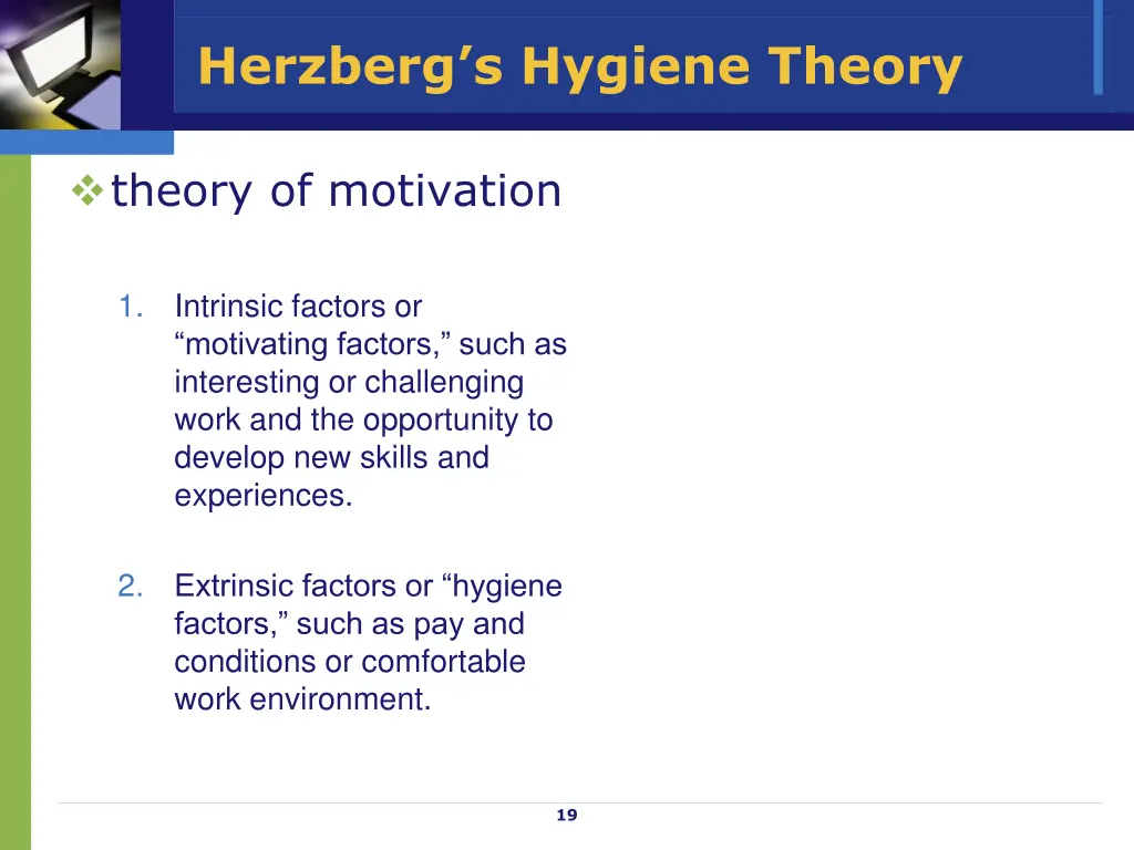 herzberg s hygiene theory