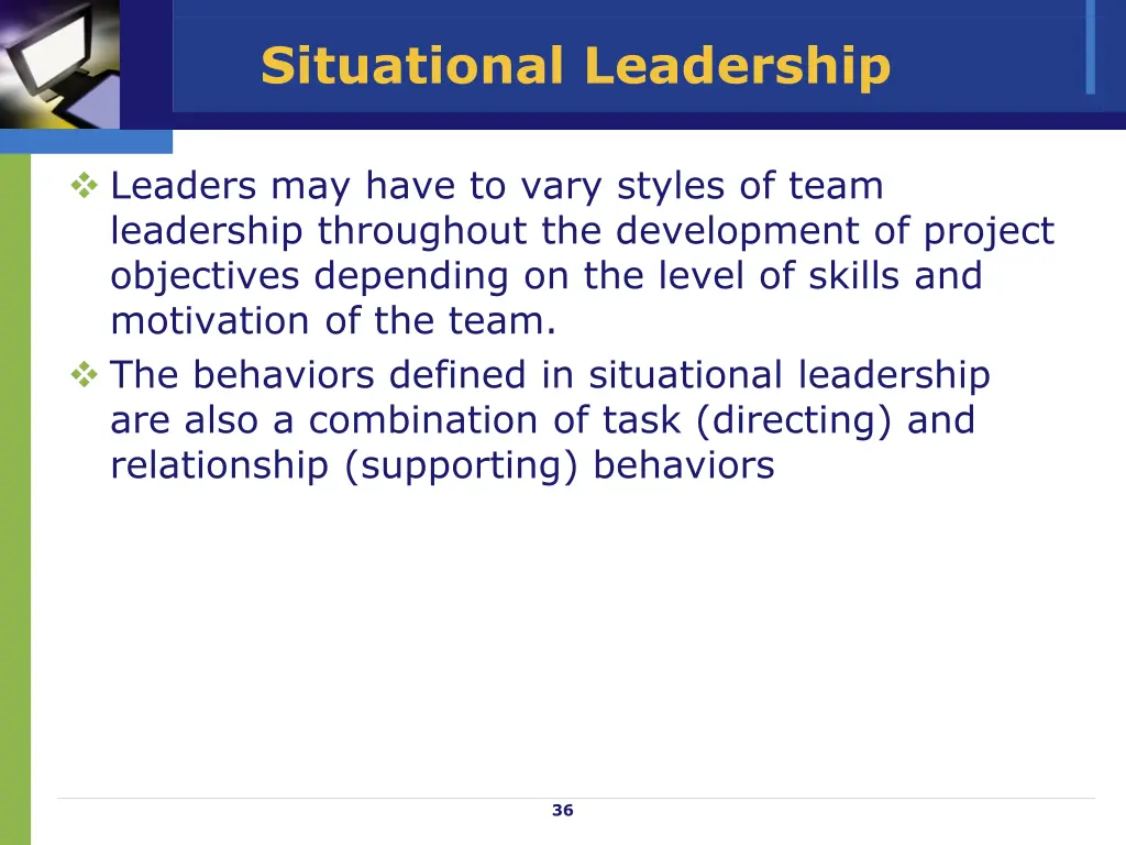 situational leadership