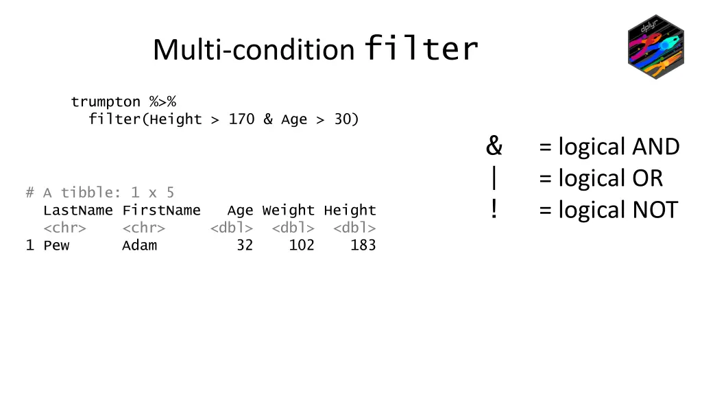 multi condition filter 1